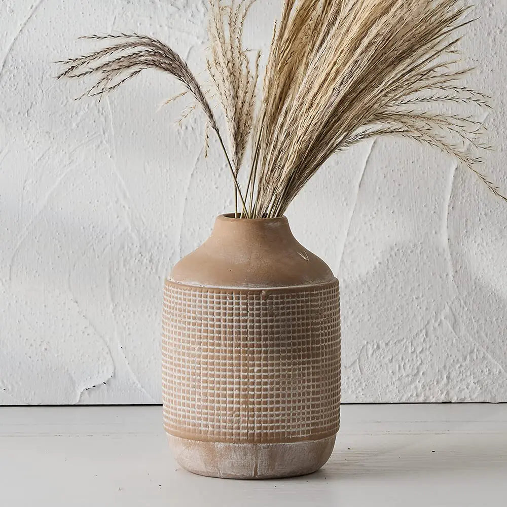 Sable Hearth Ceramic Vase