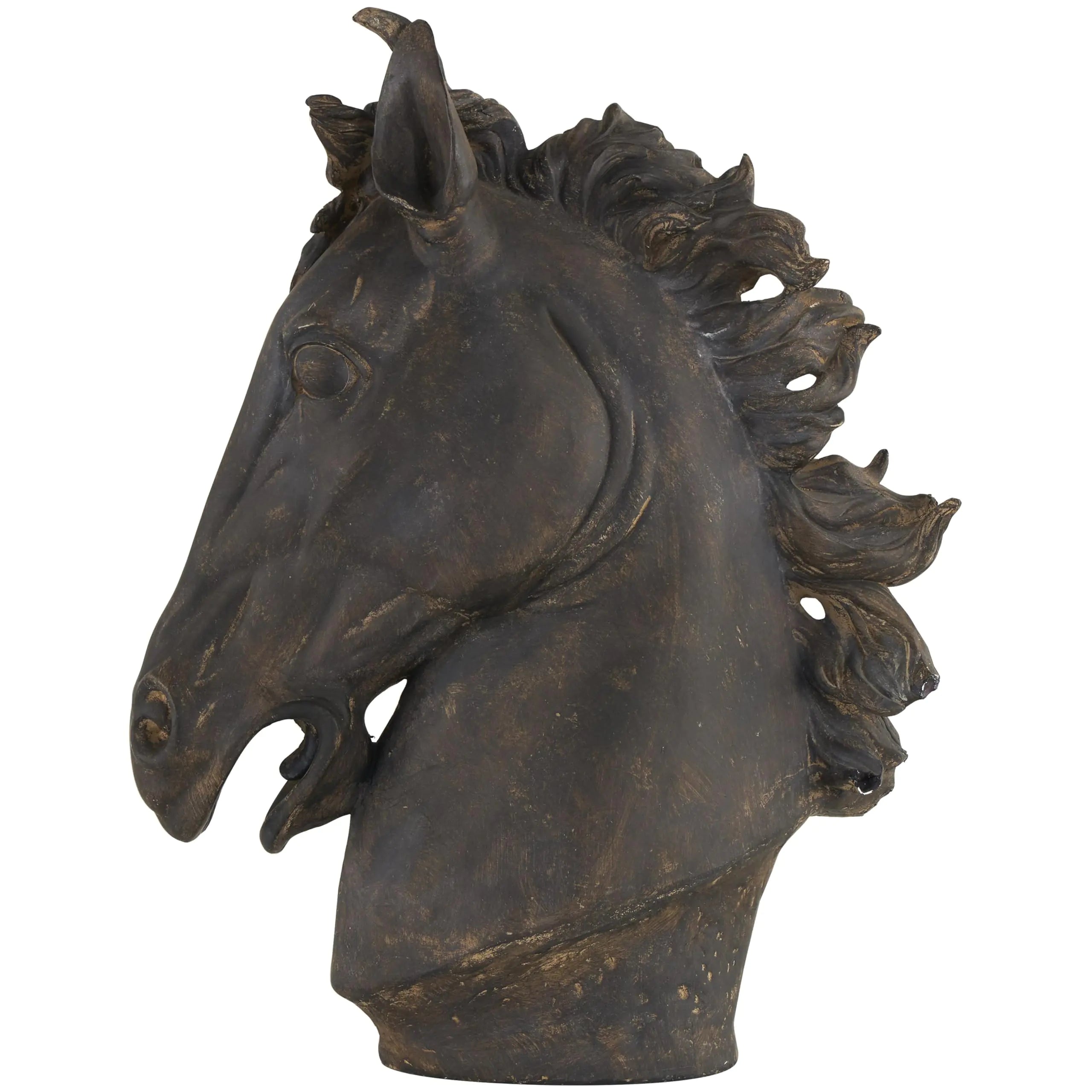 Maison Glenn Equestrian Polystone Sculpture