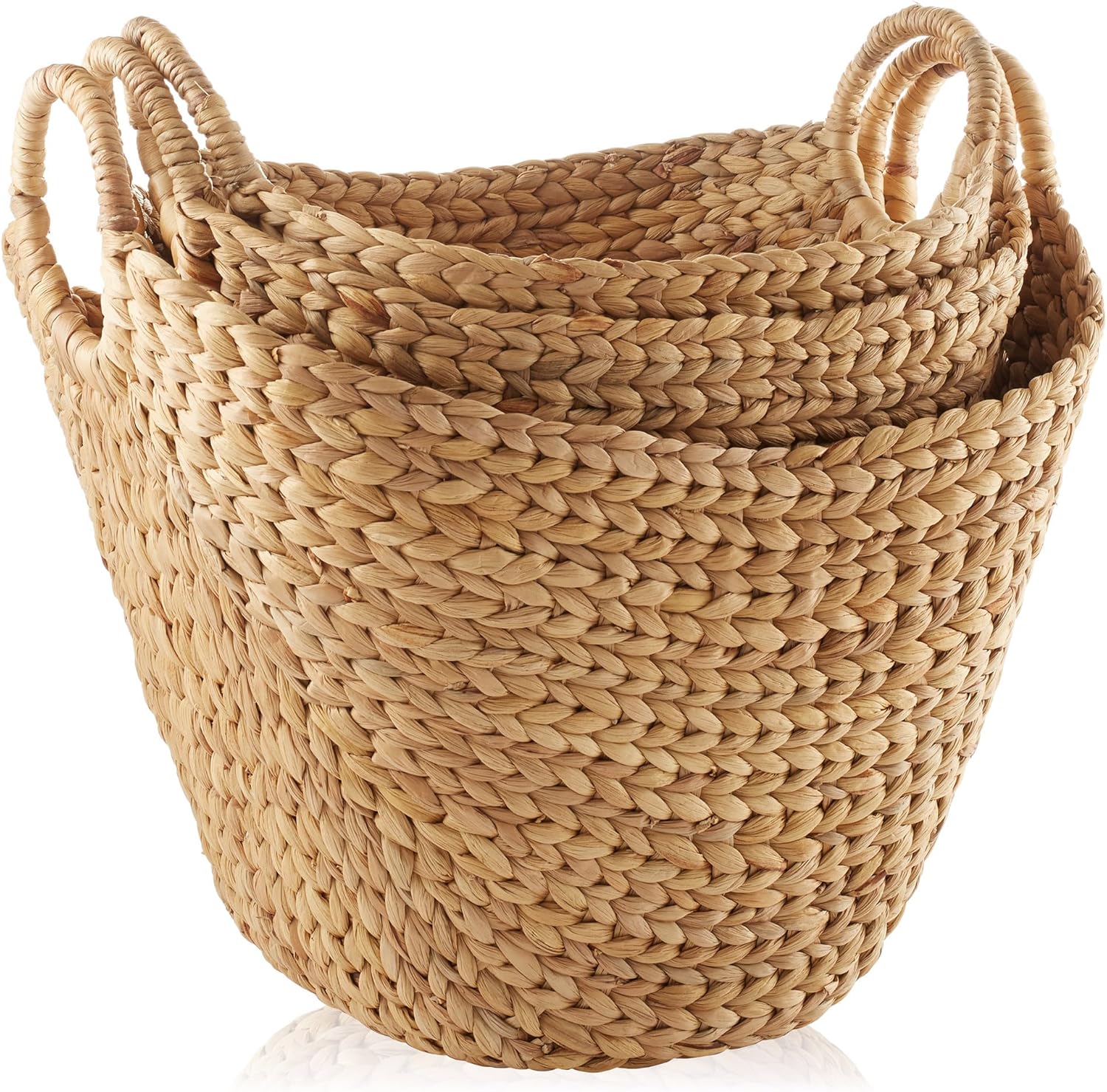 Woven Boat Basket Set of 3